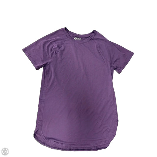 Athletic Top Short Sleeve By Tek Gear In Purple, Size: S