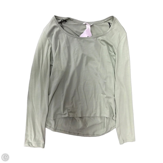 Top Long Sleeve By H&m In Green, Size: 1x