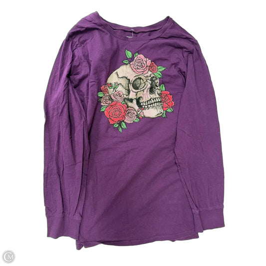 Top Long Sleeve By Torrid In Purple, Size: 4x