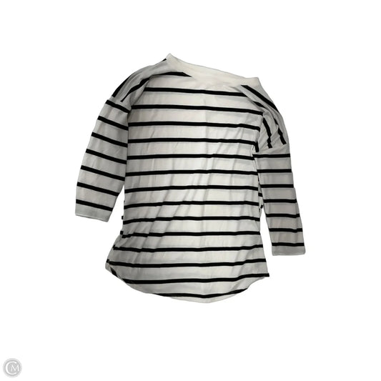 Top 3/4 Sleeve By Just Be In Striped Pattern, Size: S
