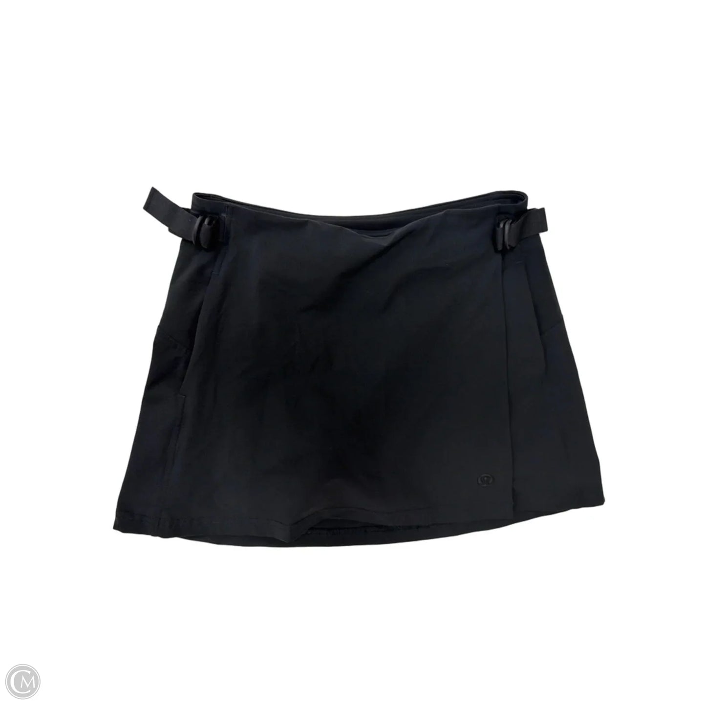 Athletic Skort By Lululemon In Black, Size: S