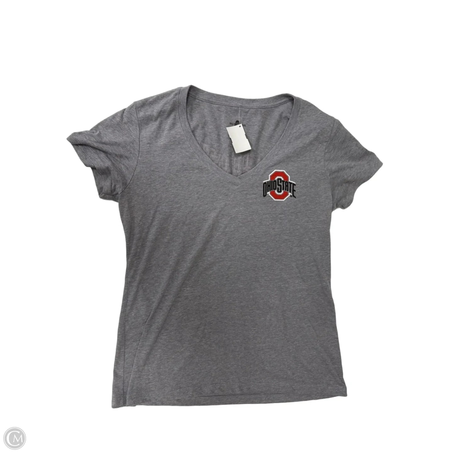 Top Short Sleeve By Clothes Mentor In Grey, Size: L