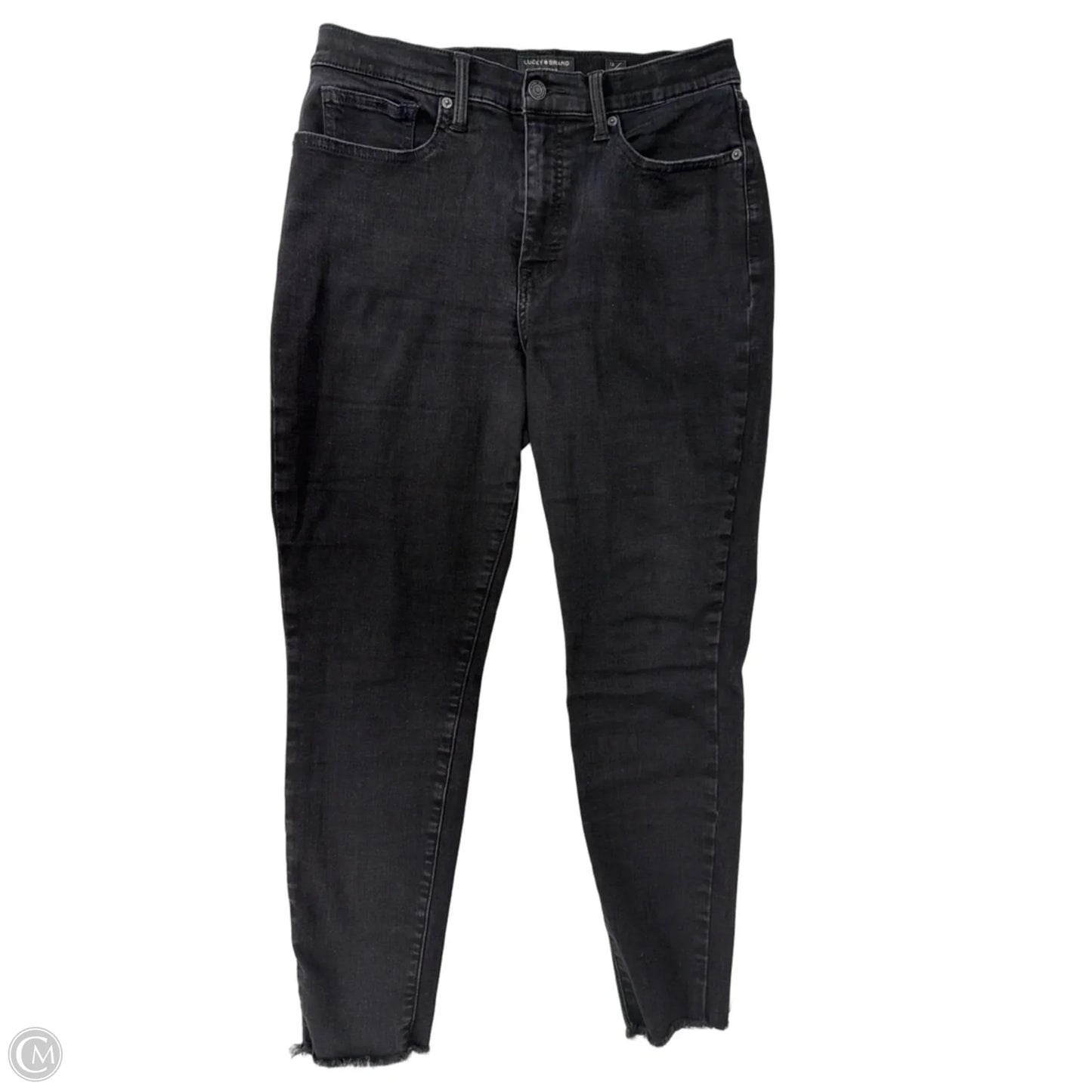 Jeans Skinny By Lucky Brand In Black, Size: 12