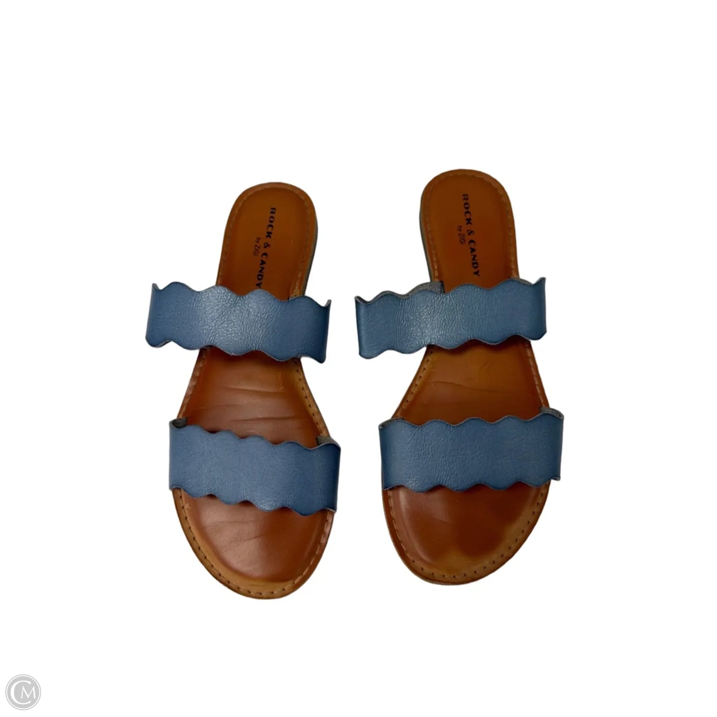 Sandals Flats By Rock And Candy In Blue, Size: 10