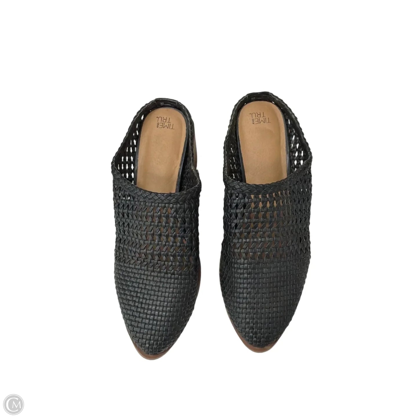 Shoes Heels Block By Time And Tru In Black, Size: 9.5
