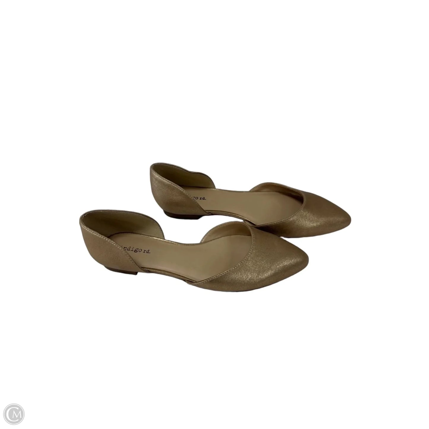 Shoes Flats By Indigo Rd In Gold, Size: 9