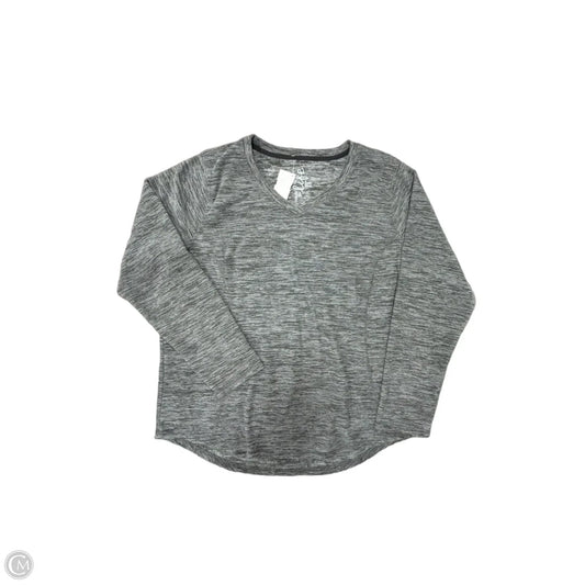 Top Long Sleeve By Made For Life In Grey, Size: Xl