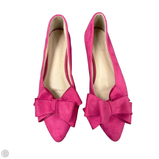 Shoes Flats By Clothes Mentor In Pink, Size: 10