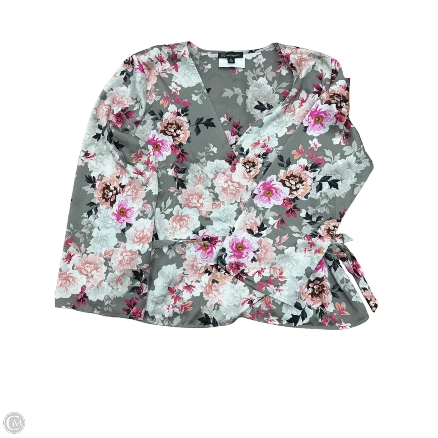 Top Long Sleeve By Inc In Floral Print, Size: Xl
