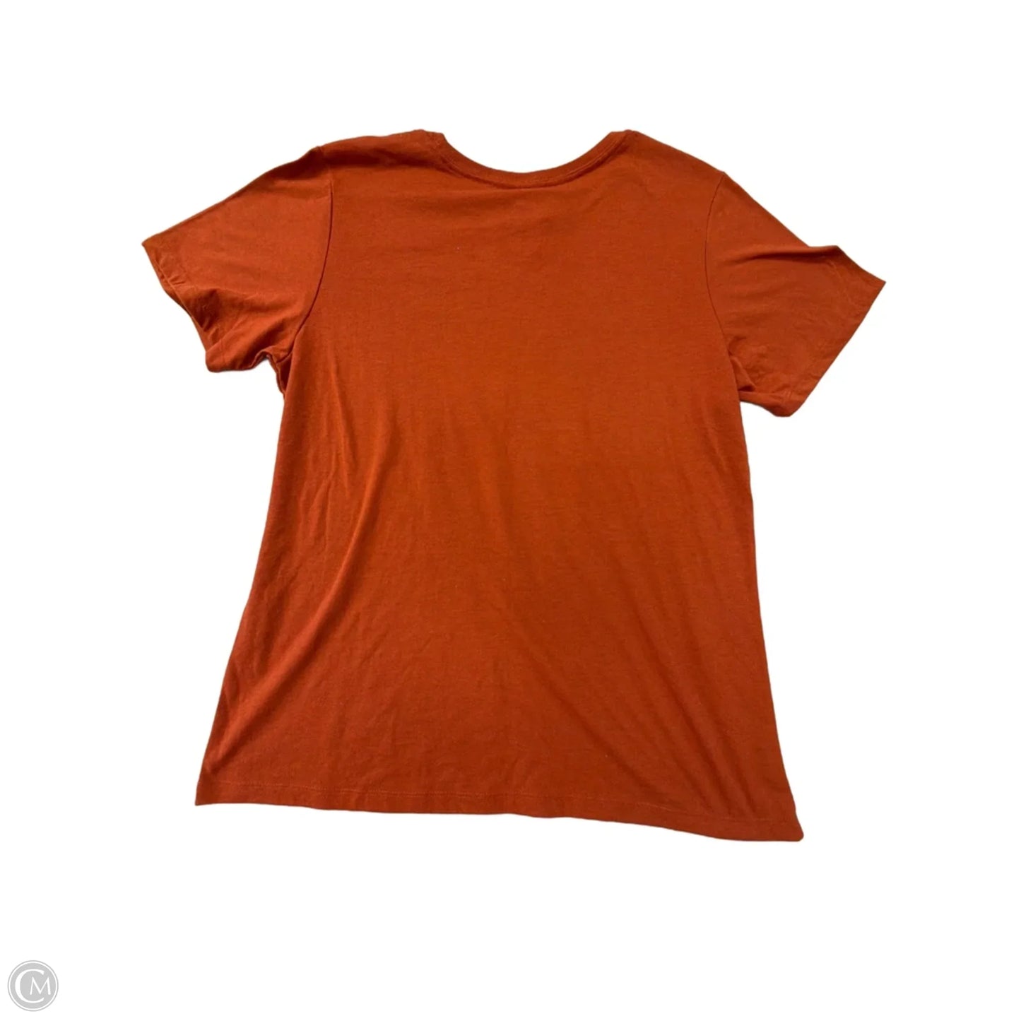 Top Short Sleeve By PositiviTees In Orange, Size: Xl