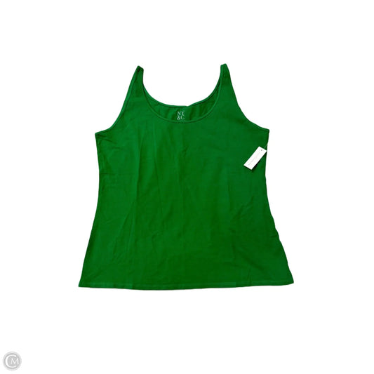 Tank Top By New York And Co In Green, Size: 1x