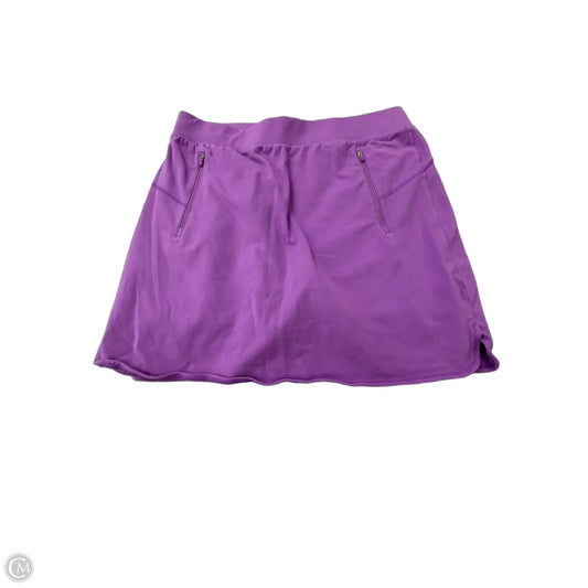 Athletic Skort By Talbots In Purple, Size: 1x