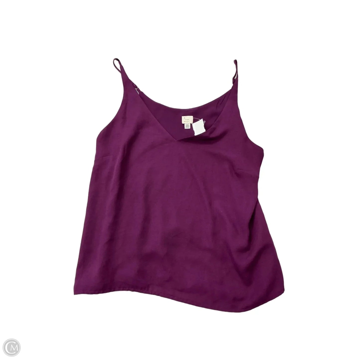 Tank Top By A New Day In Purple, Size: 1x