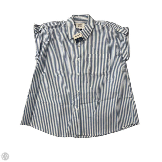Top Short Sleeve By Olive And Oak In Striped Pattern, Size: M