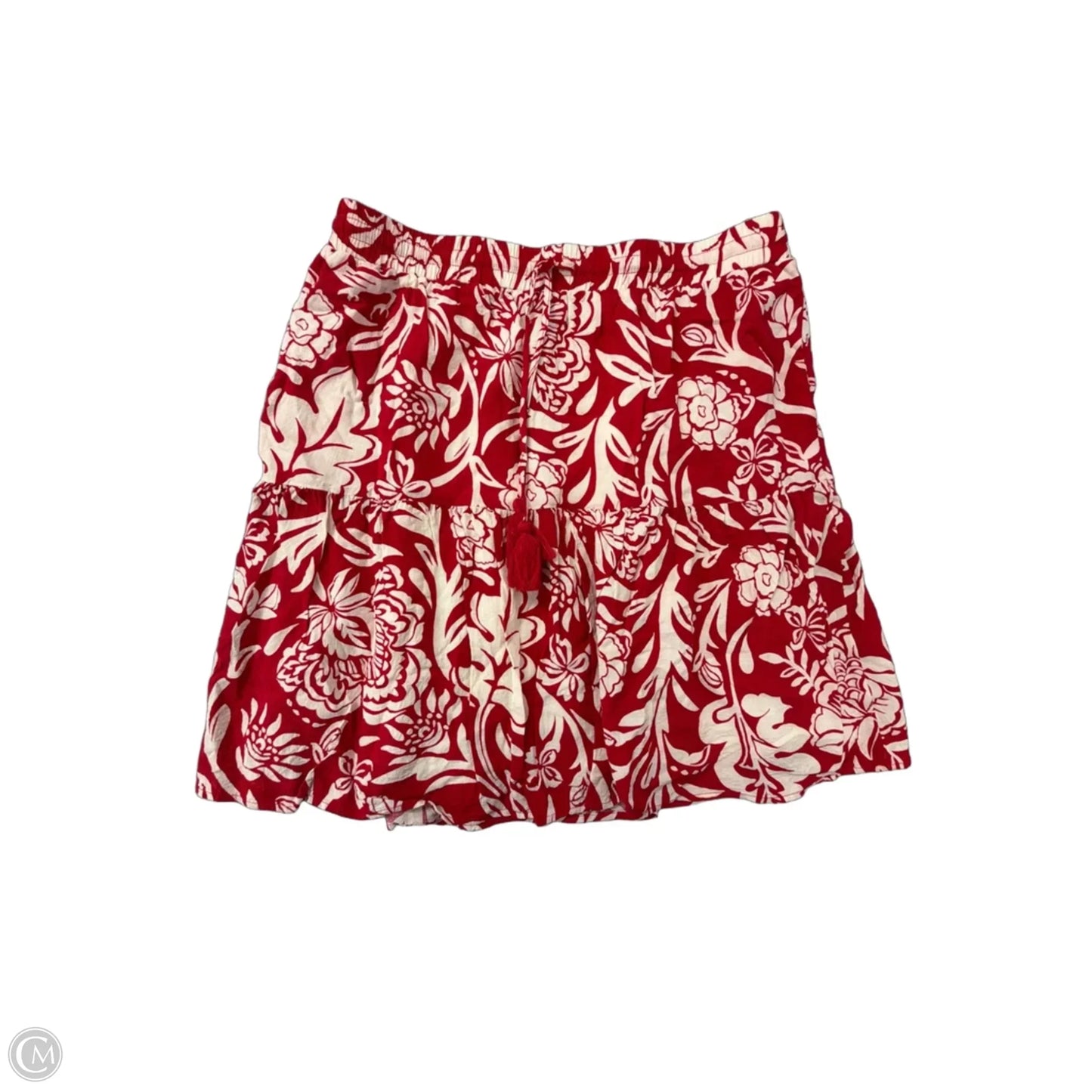 Skirt Mini & Short By Knox Rose In Tropical Print, Size: M