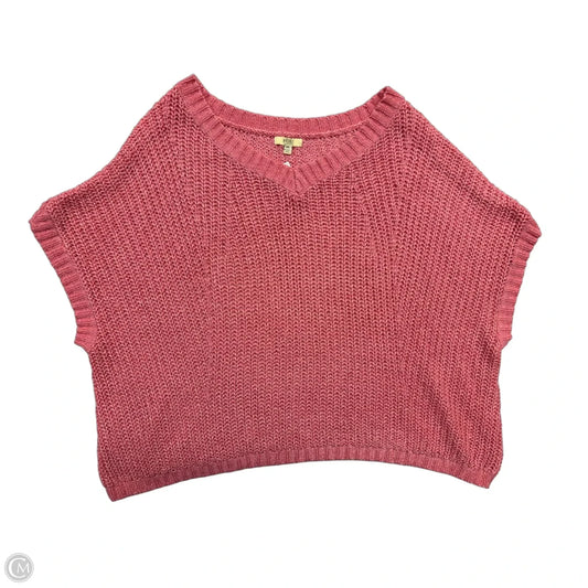 Top Short Sleeve By Kori America In Pink, Size: M
