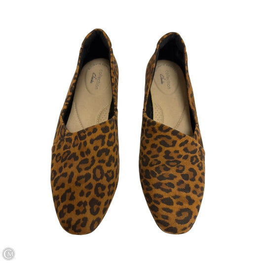 Shoes Heels Block By Clarks In Animal Print, Size: 6
