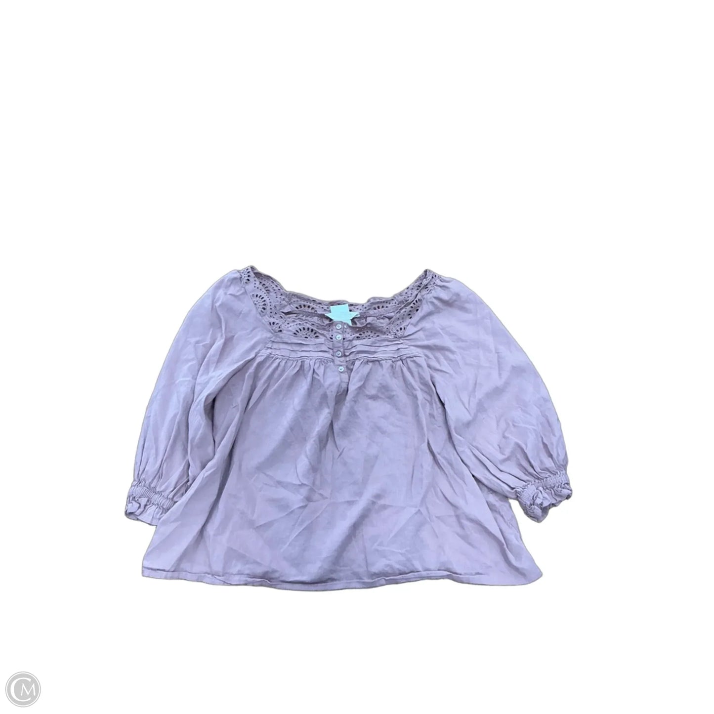 Top Long Sleeve By Lc Lauren Conrad In Pink, Size: Xl