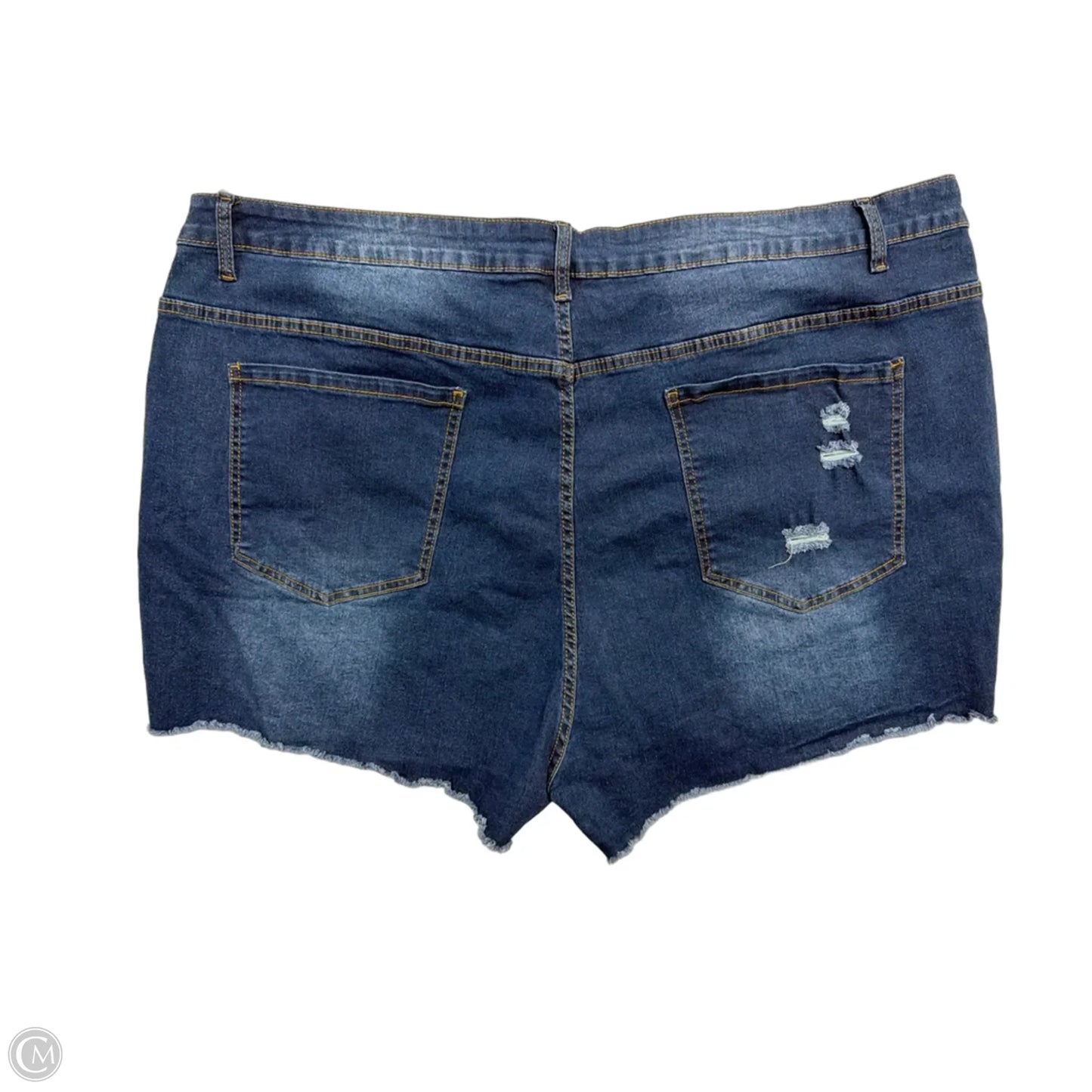 Shorts By Shein In Blue Denim, Size: 30