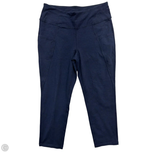 Pants Leggings By Susan Graver In Navy, Size: 8p
