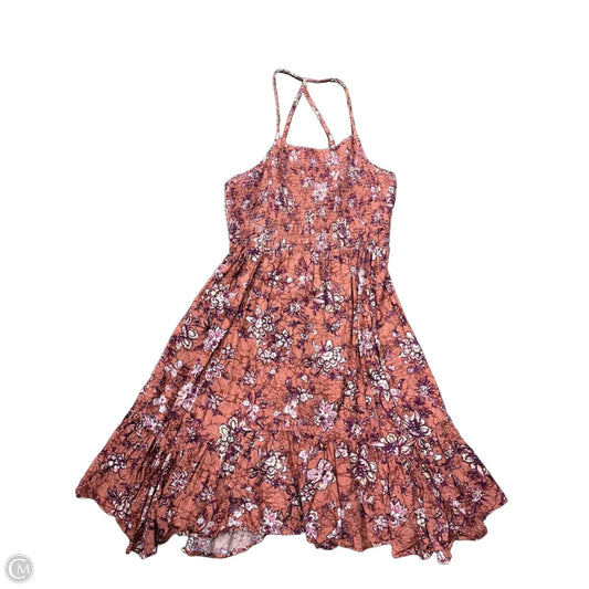 Dress Casual Midi By Maurices In Floral Print, Size: 1x