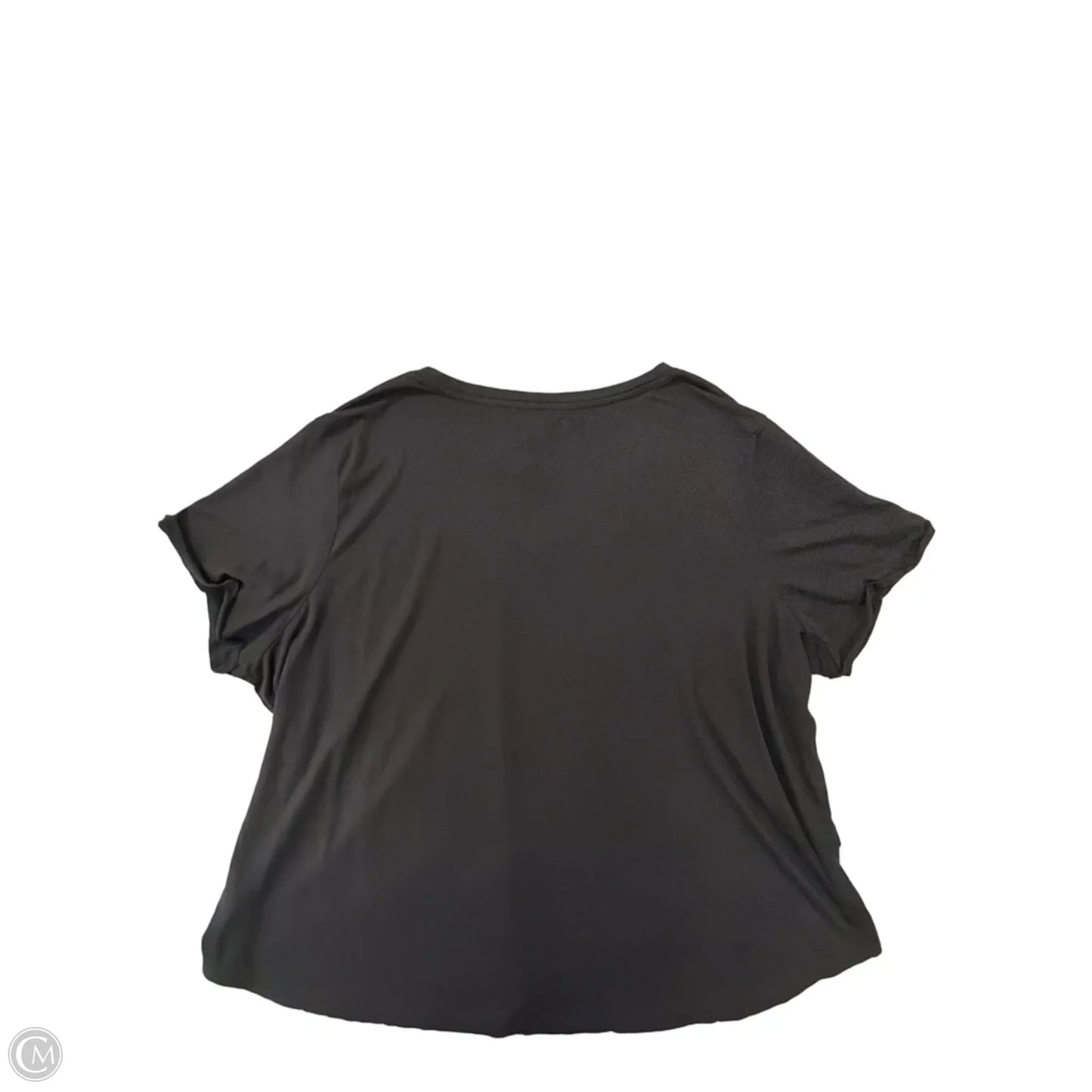 Top Short Sleeve By Maurices In Black, Size: 3x