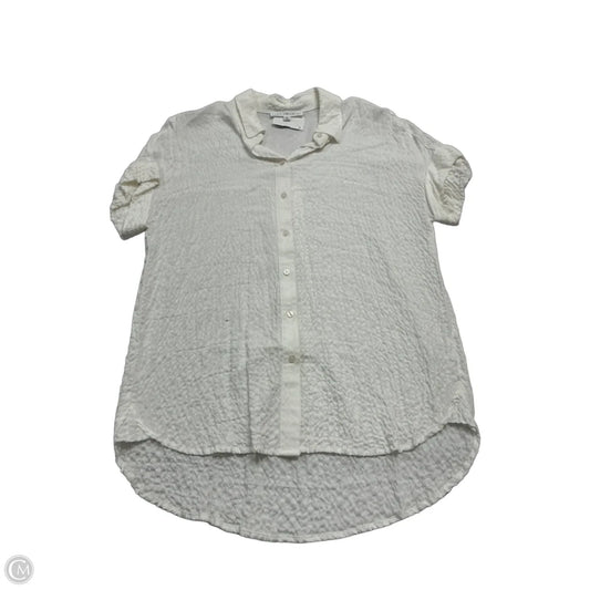 Top Short Sleeve By Jane And Delancey In Cream, Size: M