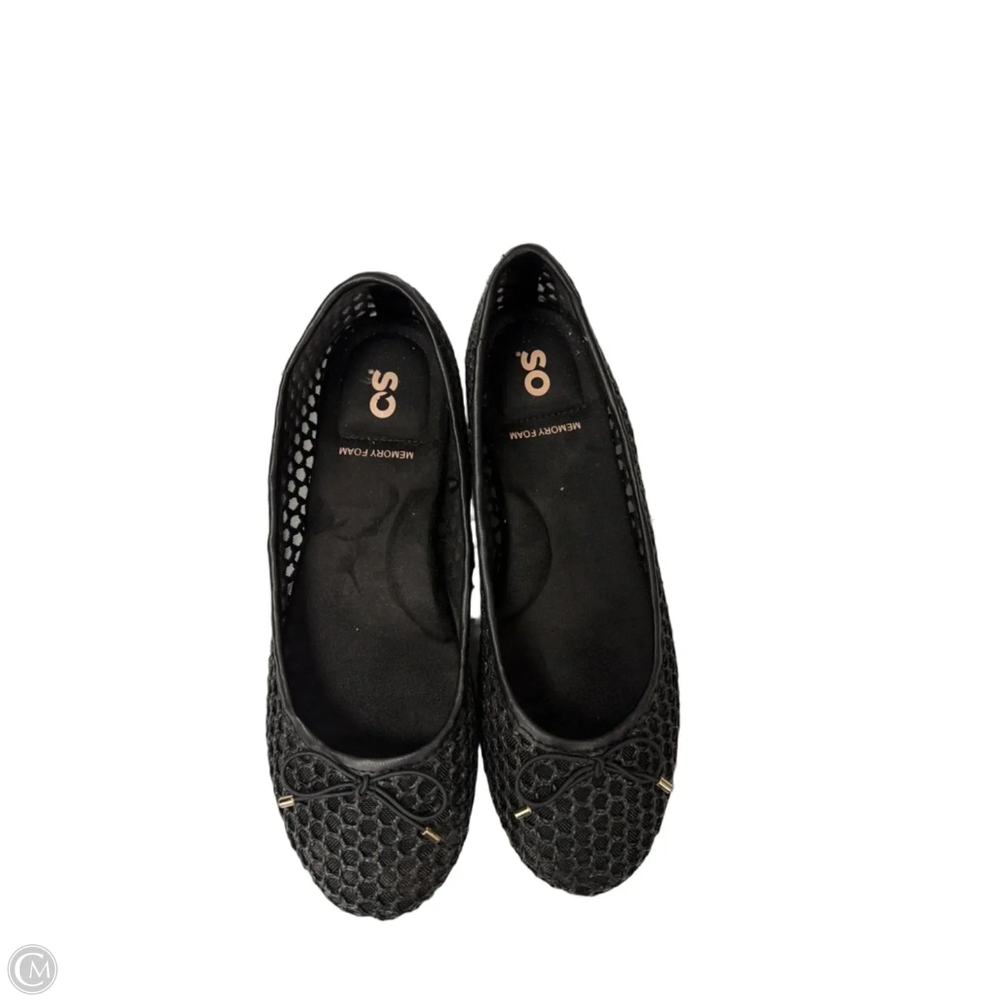 Shoes Flats By So In Black, Size: 7