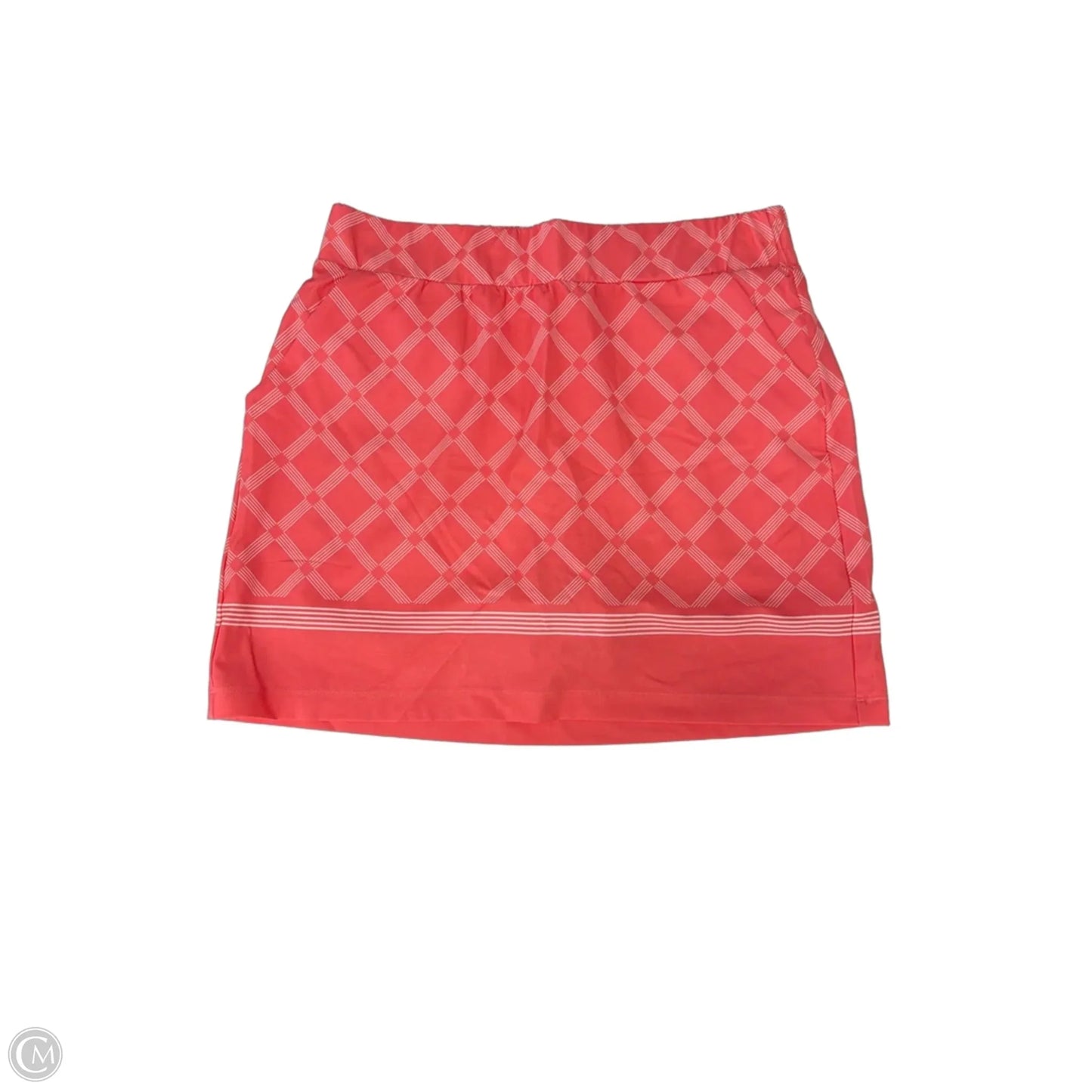 Athletic Skort By Kyodan In Pink & White, Size: S