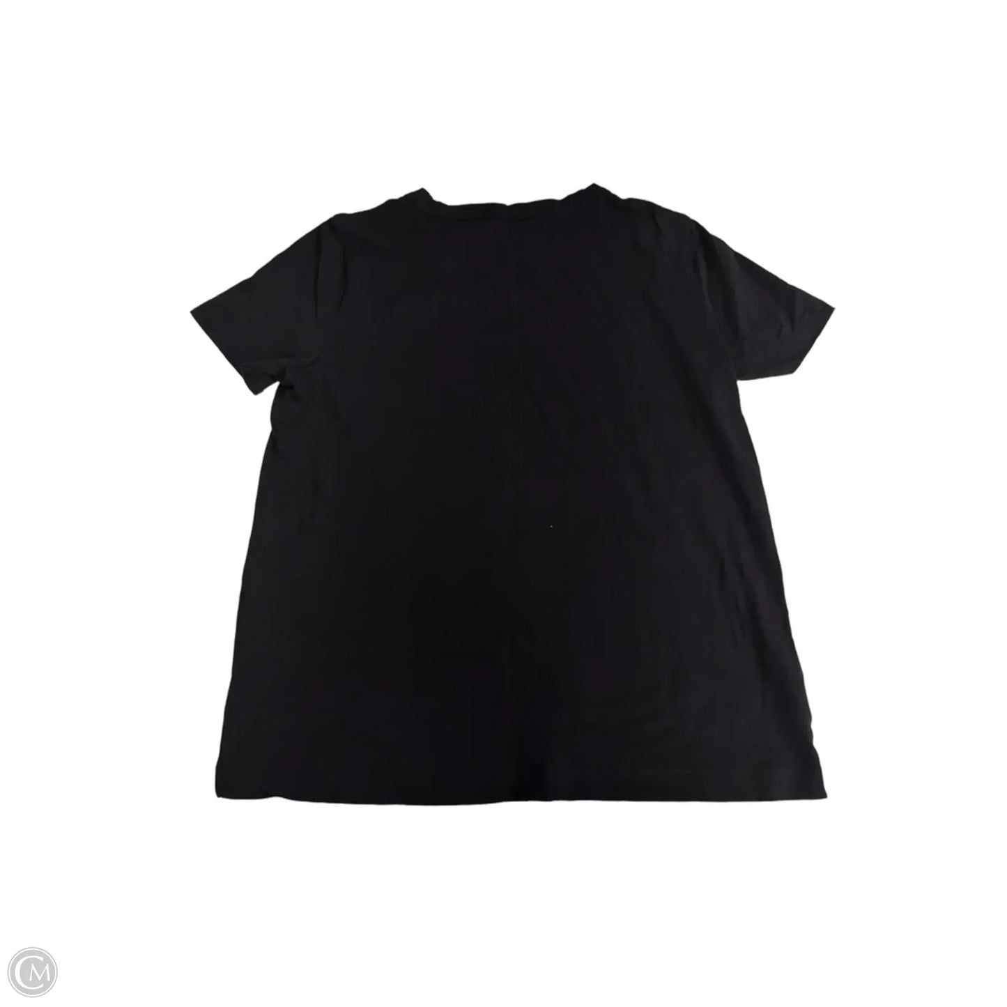 Top Short Sleeve By Loft In Black, Size: M