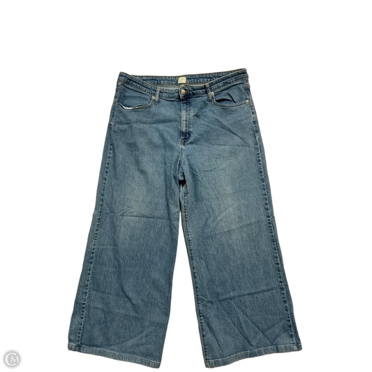 Jeans Wide Leg By A New Day In Blue Denim, Size: 18