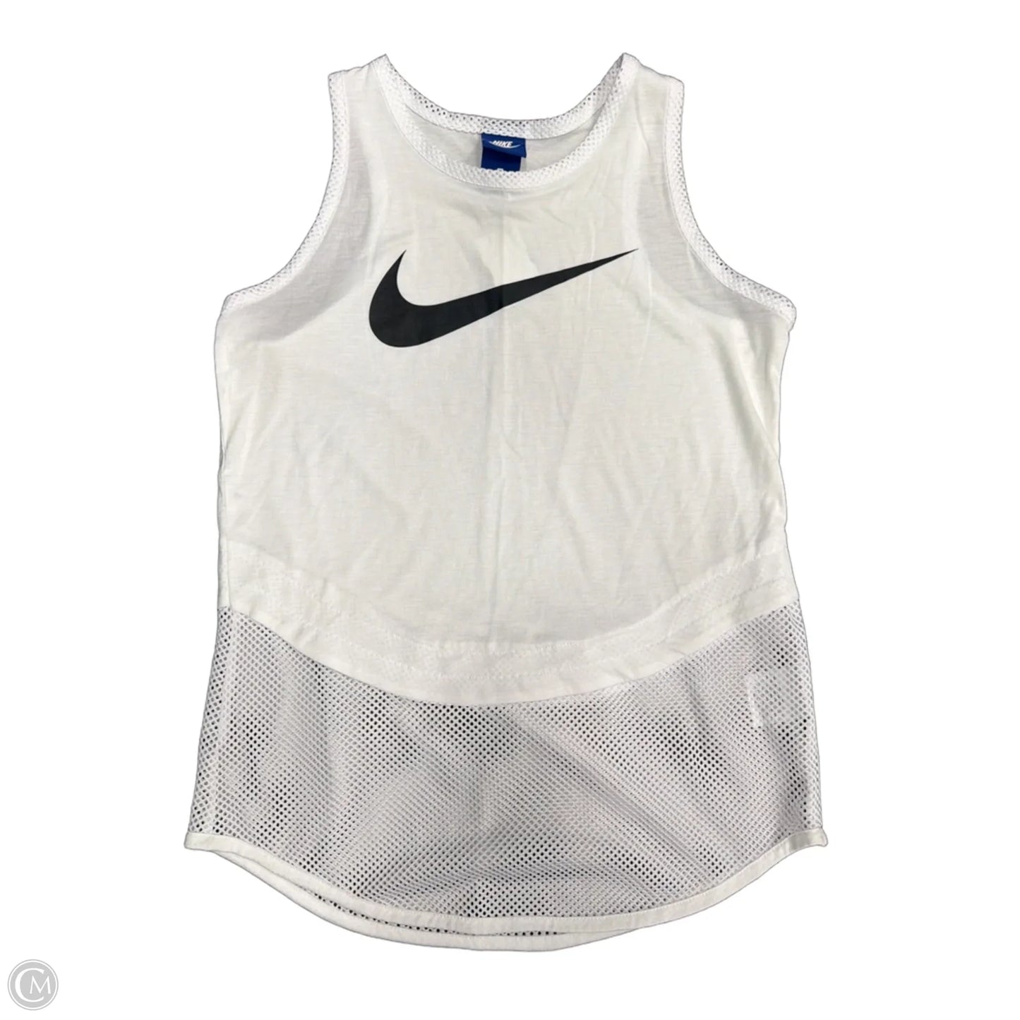 Athletic Tank Top By Nike Apparel In White, Size: S