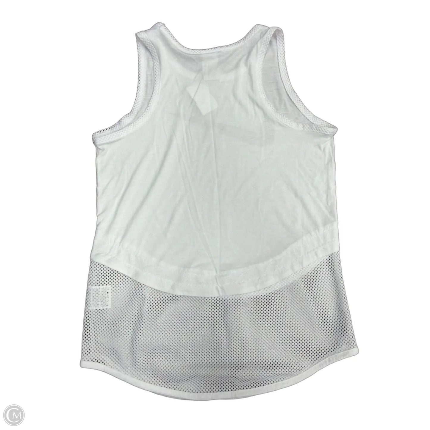 Athletic Tank Top By Nike Apparel In White, Size: S