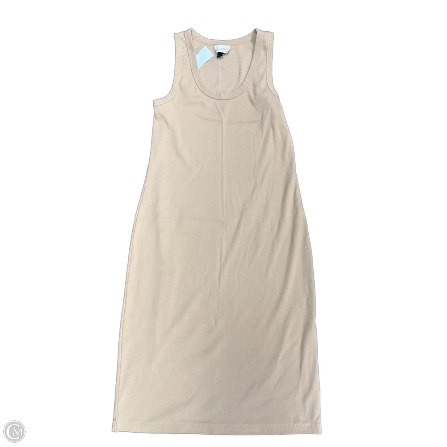 Dress Casual Midi By Universal Thread In Tan, Size: L