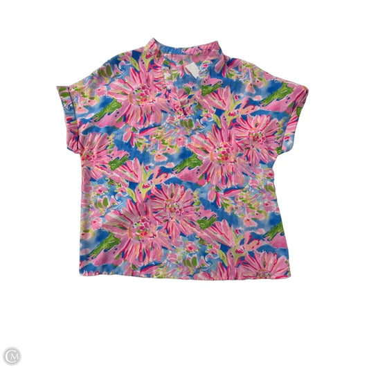 Top Short Sleeve By Cmf In Multi-colored, Size: Xl