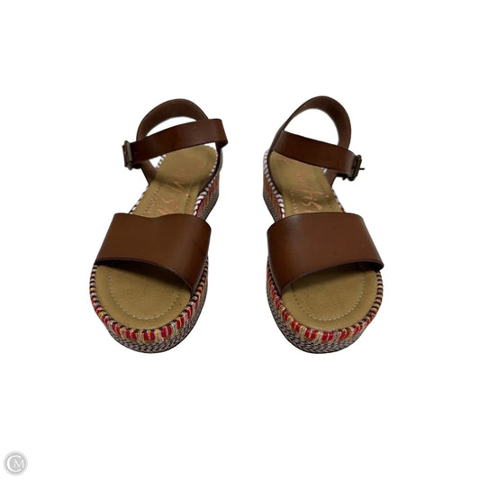 Sandals Flats By Blowfish In Brown & Red, Size: 8.5