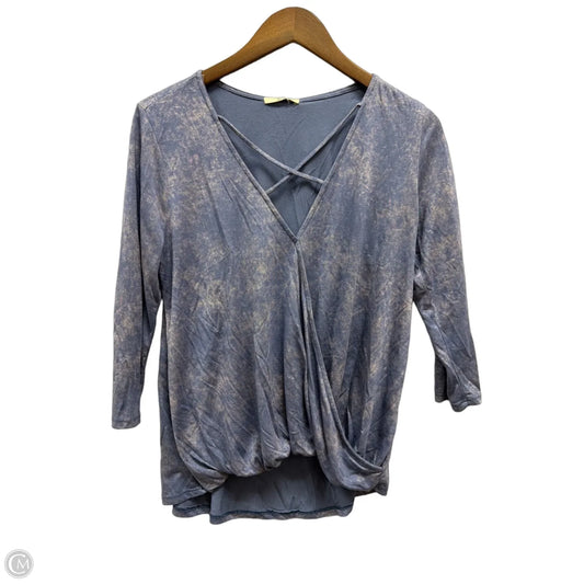 Top Long Sleeve By Clothes Mentor In Blue, Size: L