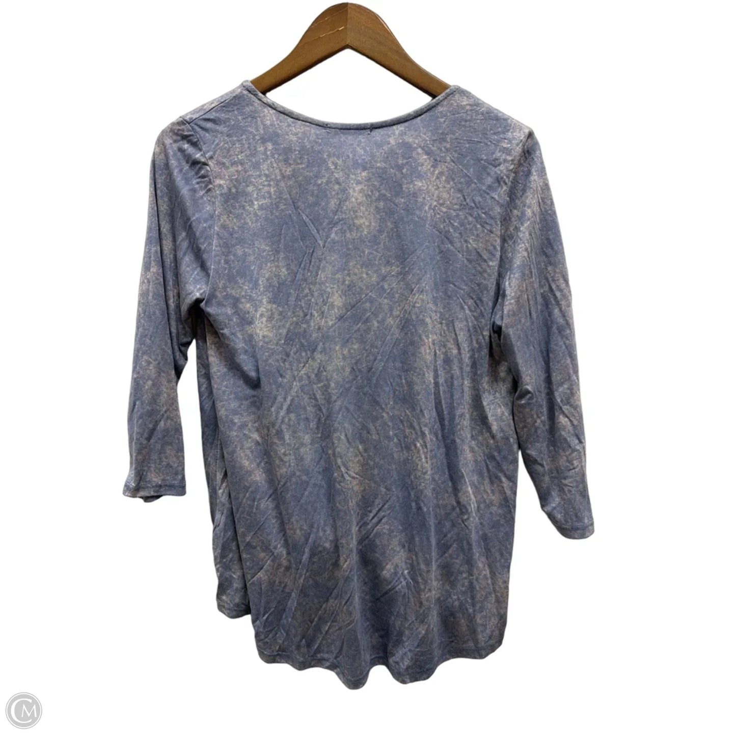 Top Long Sleeve By Clothes Mentor In Blue, Size: L