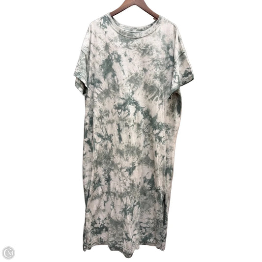 Dress Casual Midi By Old Navy In Tie Dye Print, Size: 1x