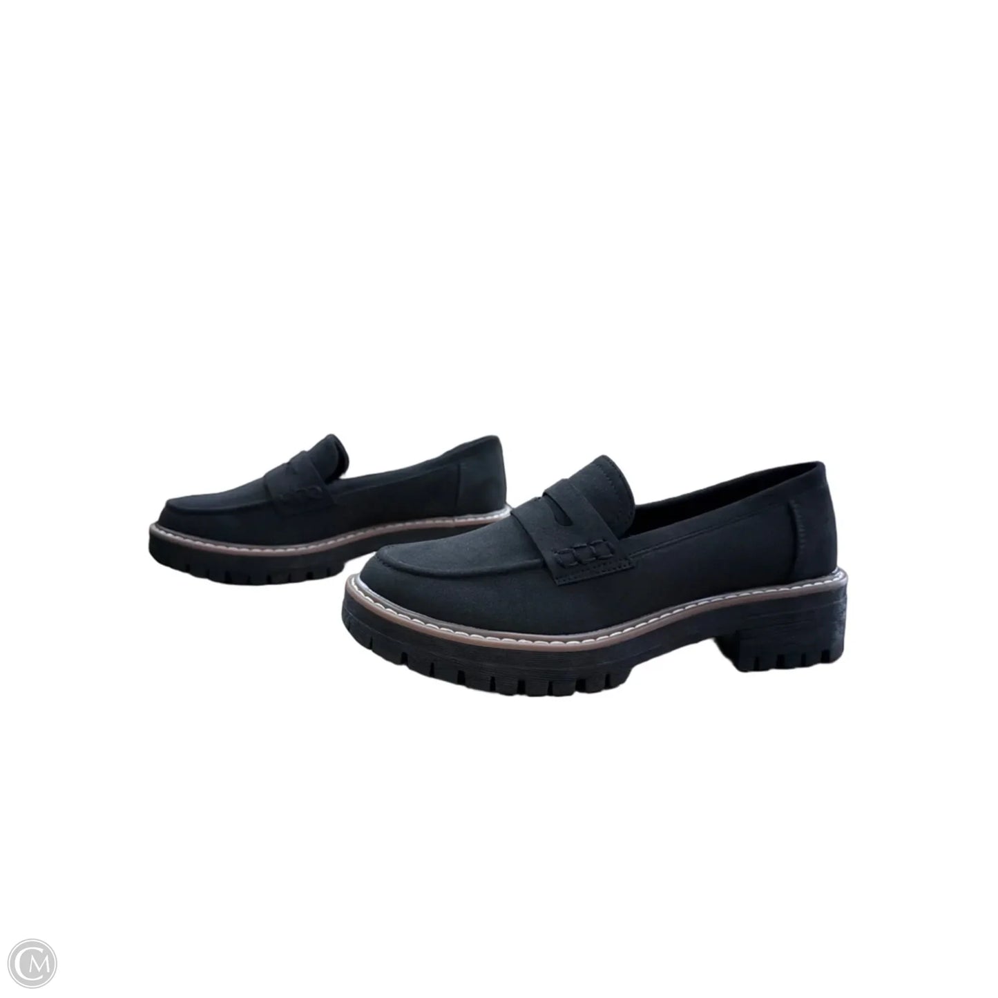 Shoes Flats By Clothes Mentor In Black, Size: 7.5
