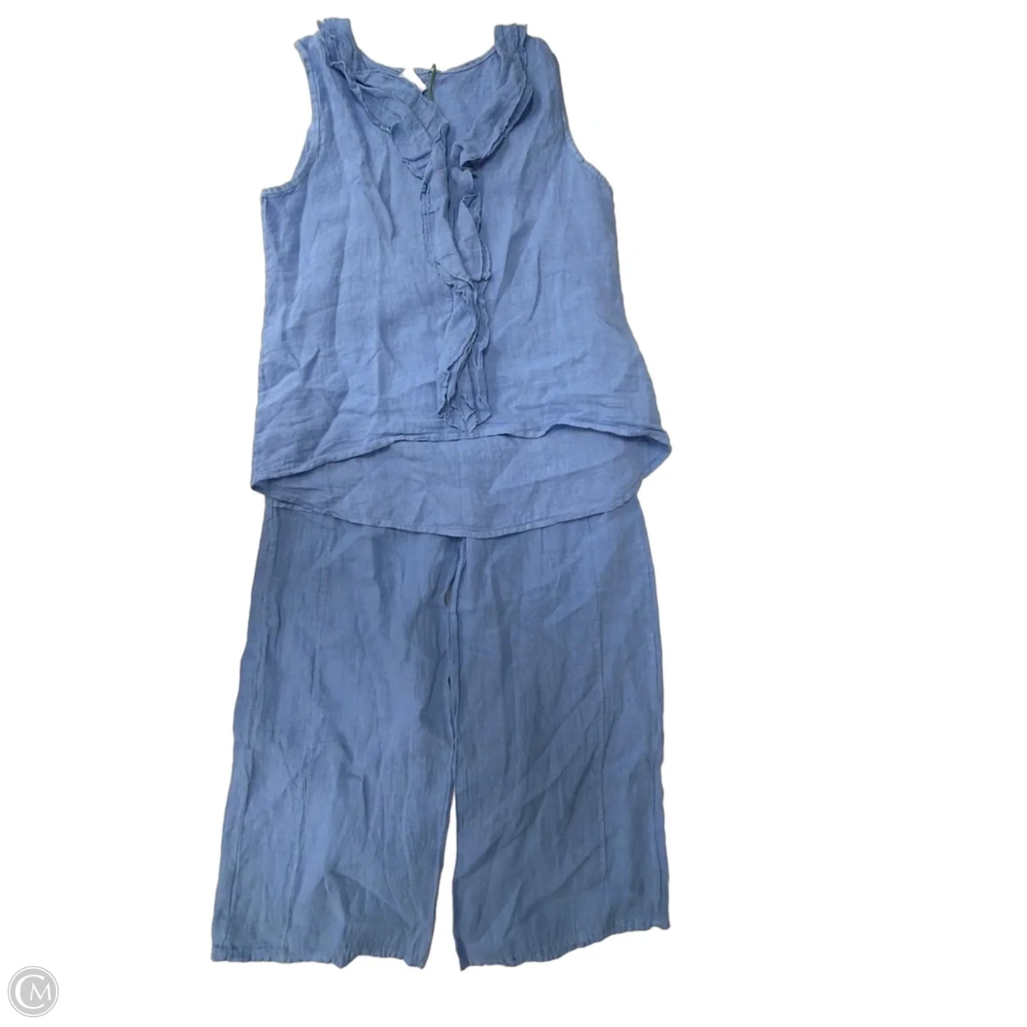 Pants Set 2pc By Clothes Mentor In Blue, Size: M