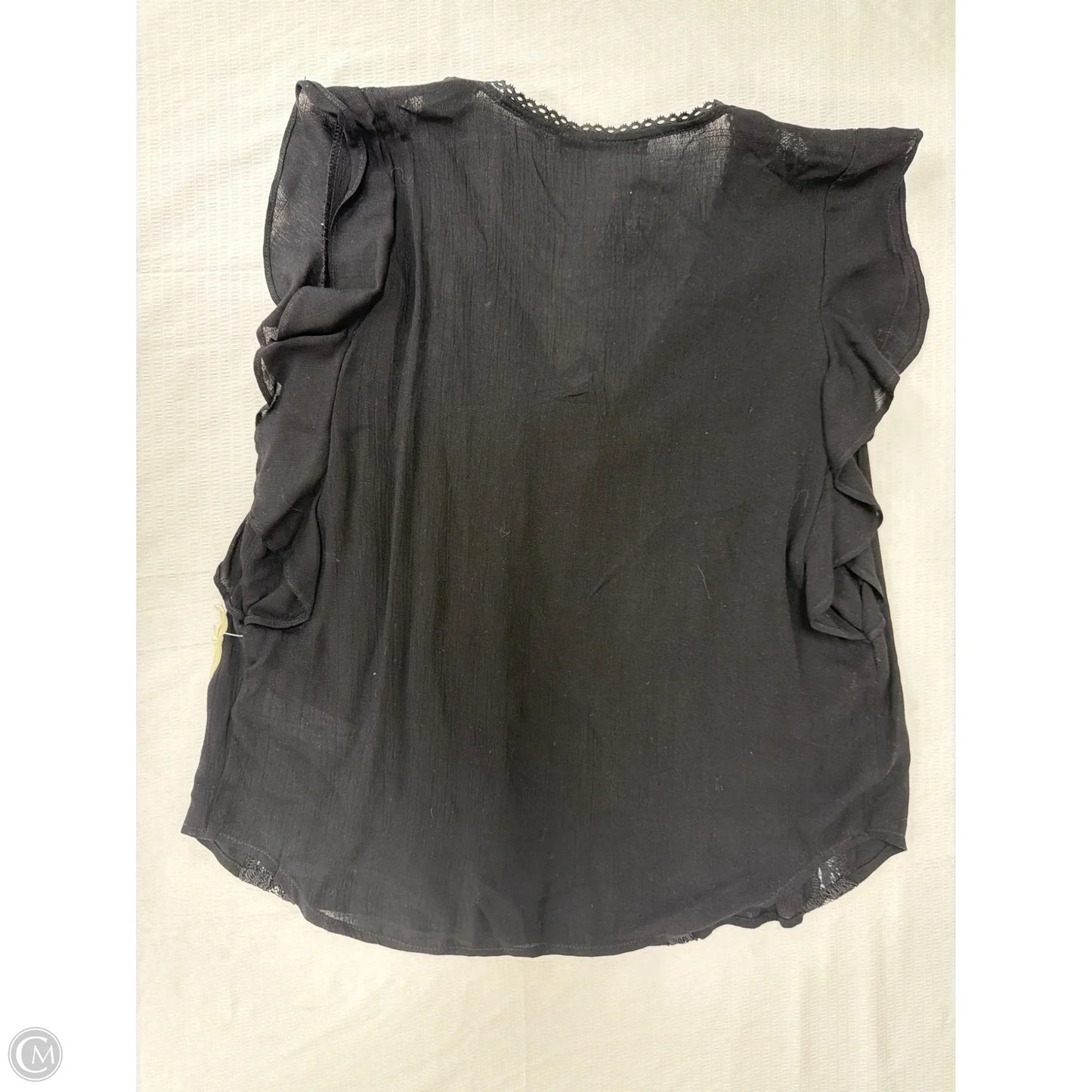 Top Short Sleeve By Black Tape In Black, Size: S
