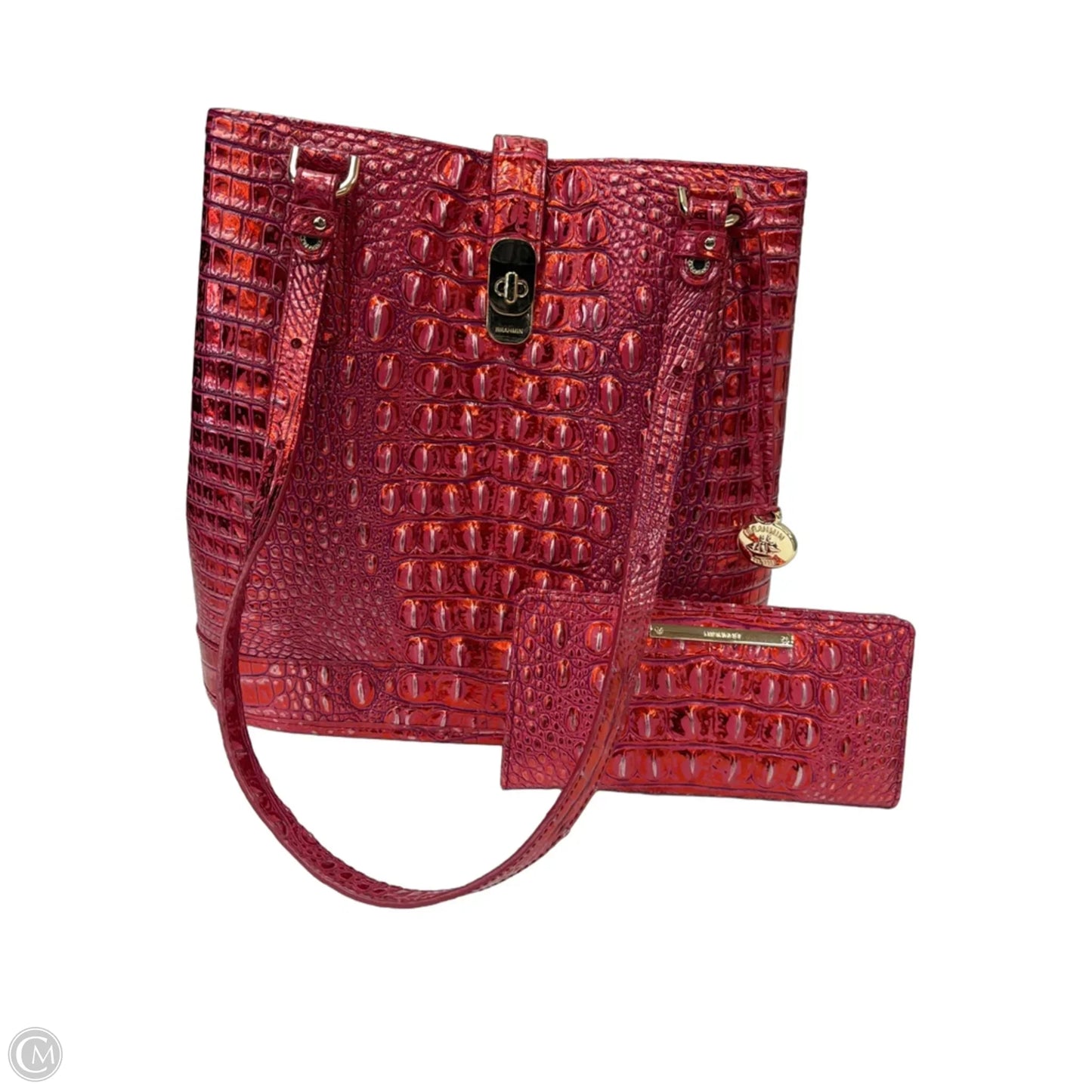 Handbag Designer By Brahmin, Size: Medium