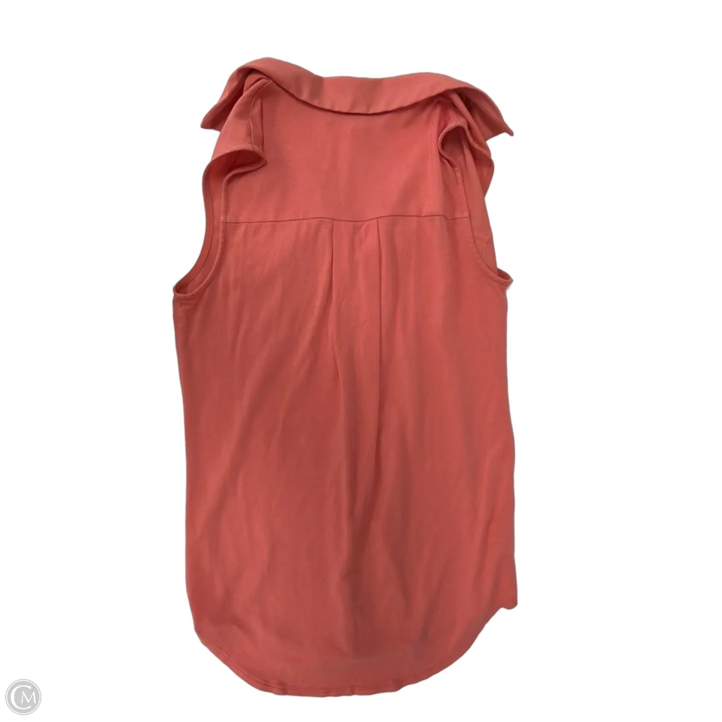 Top Sleeveless By Loft In Coral, Size: Xs