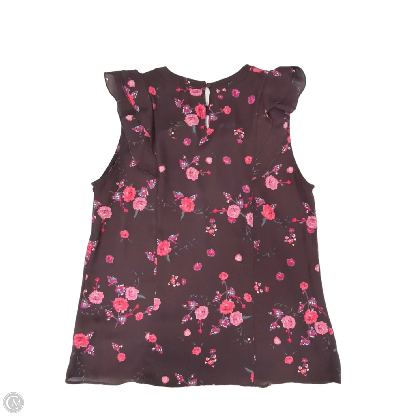 Top Sleeveless By Elle In Maroon, Size: S