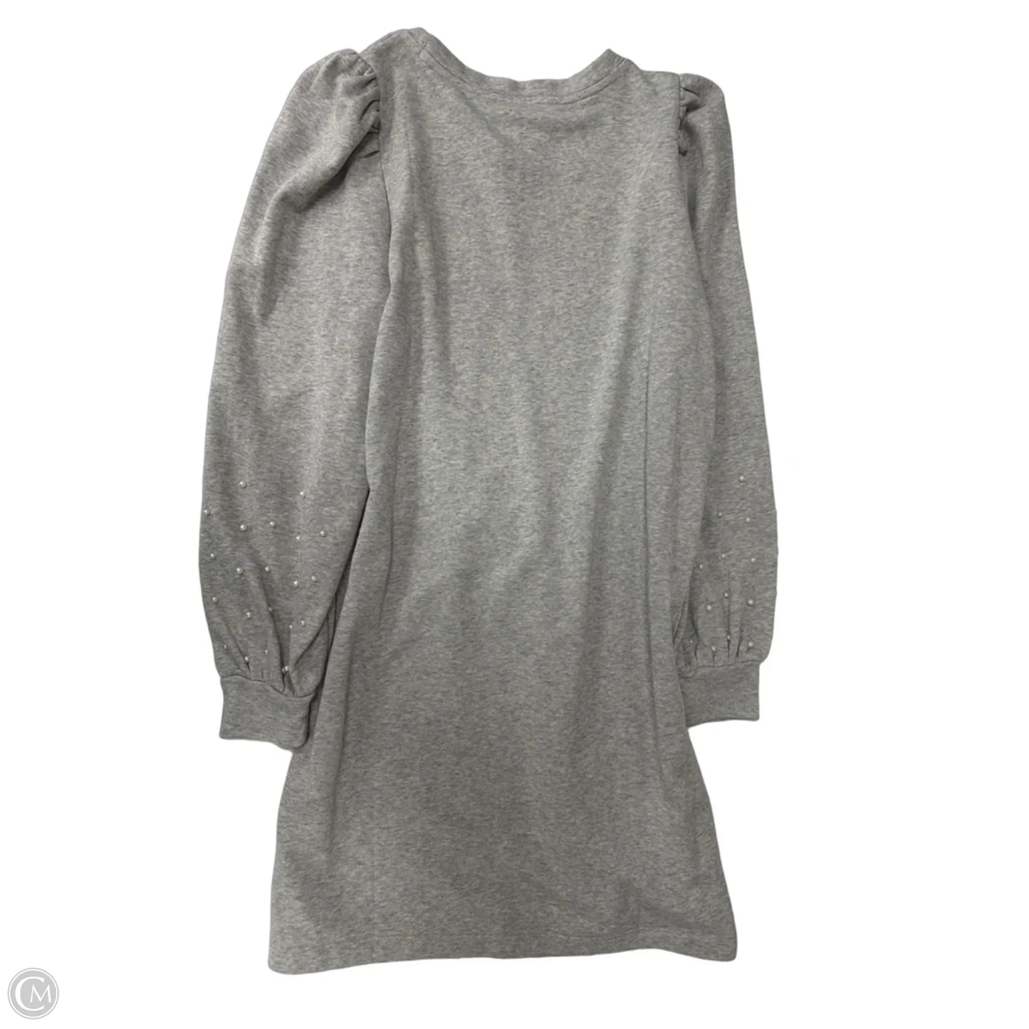 Dress Casual Midi By Loft In Grey, Size: Mp