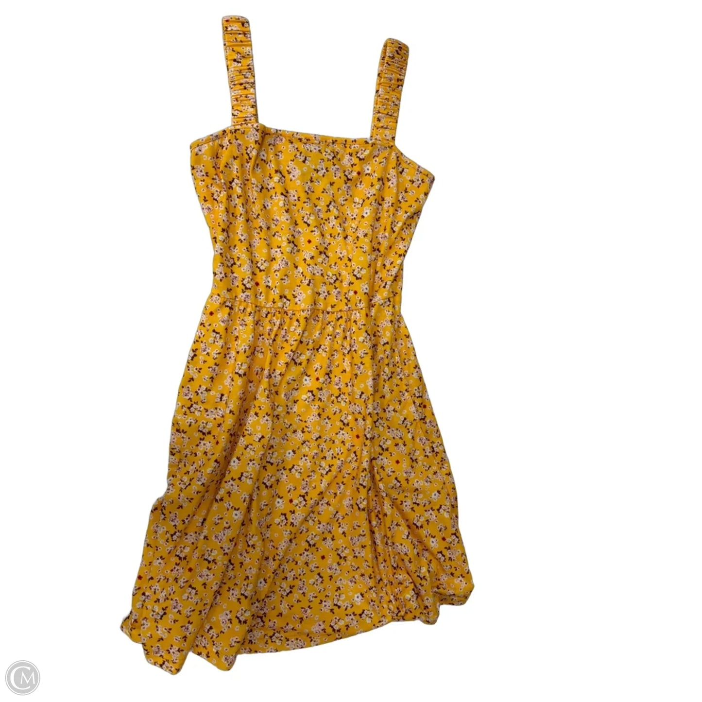 Dress Casual Midi By Clothes Mentor In Floral Print, Size: M