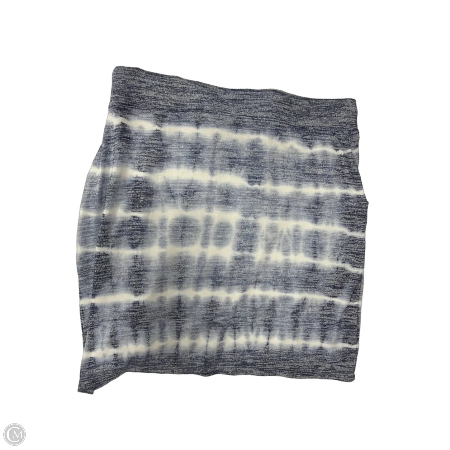 Skirt Midi By Market & Spruce In Blue & White, Size: L