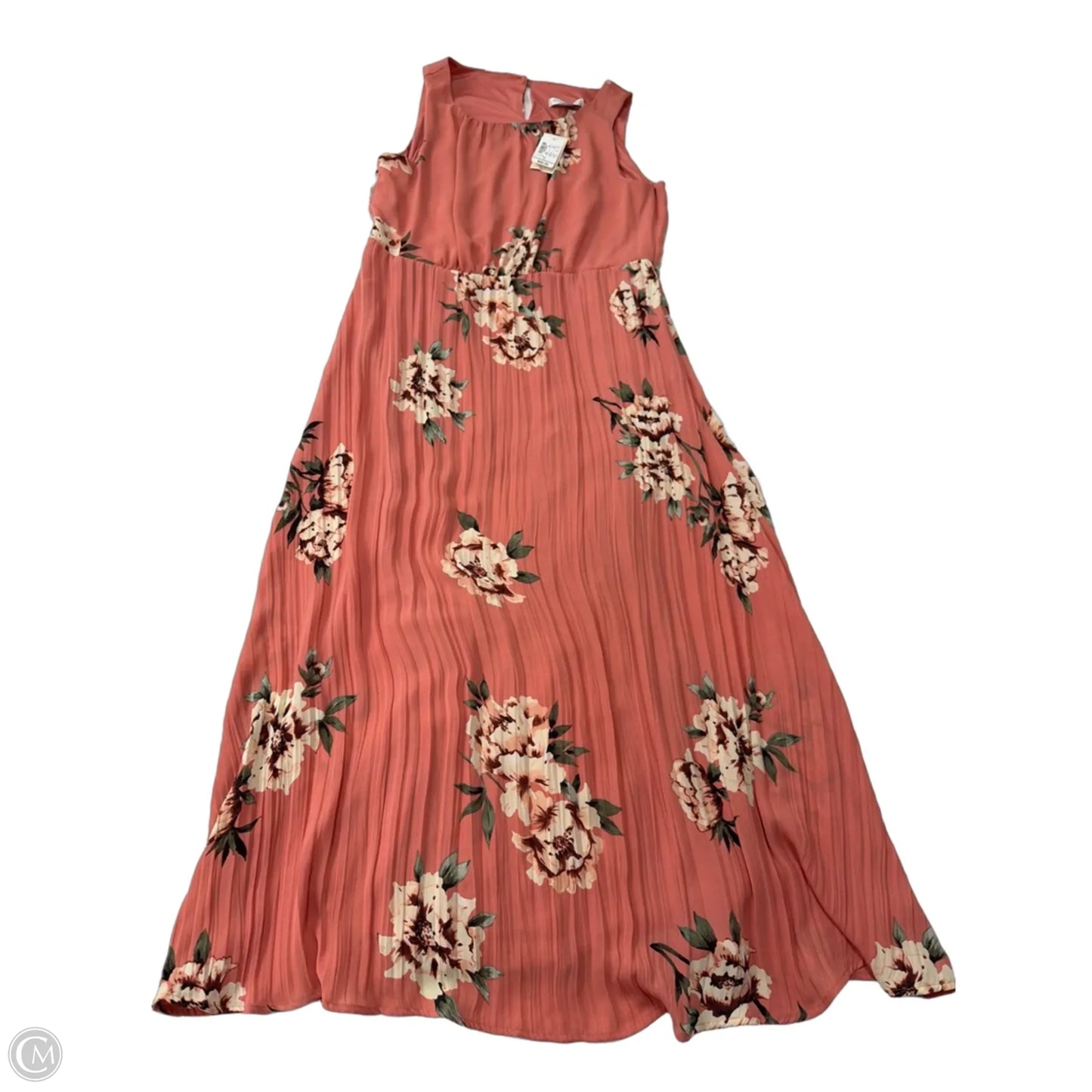 Dress Casual Maxi By Christopher And Banks In Floral Print, Size: L
