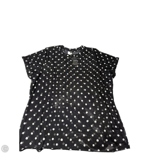 Top Short Sleeve By Torrid In Polkadot Pattern, Size: 4x